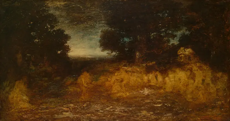 Ghost Dance (The Vision of Life) Wall Art by Ralph Albert Blakelock - High-Resolution Digital Print