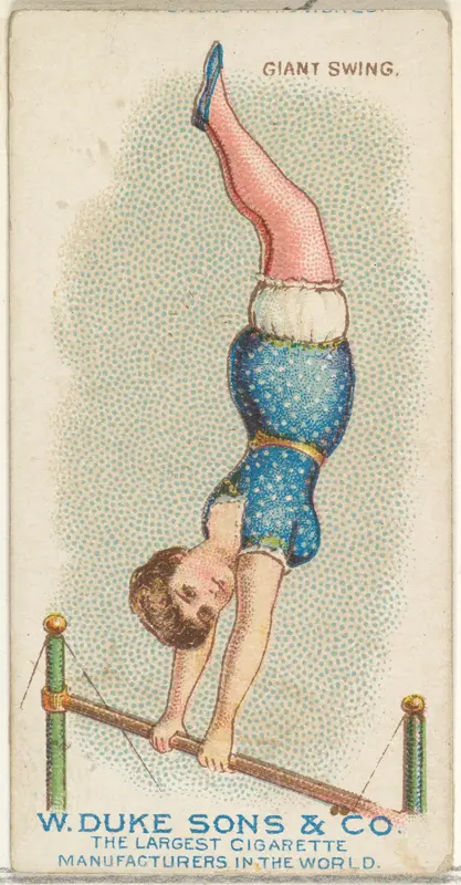 Giant Swing, from the Gymnastic Exercises series (N77) for Duke brand cigarettes Wall Art by W. Duke, Sons & Co. - High-Resolution Digital Print