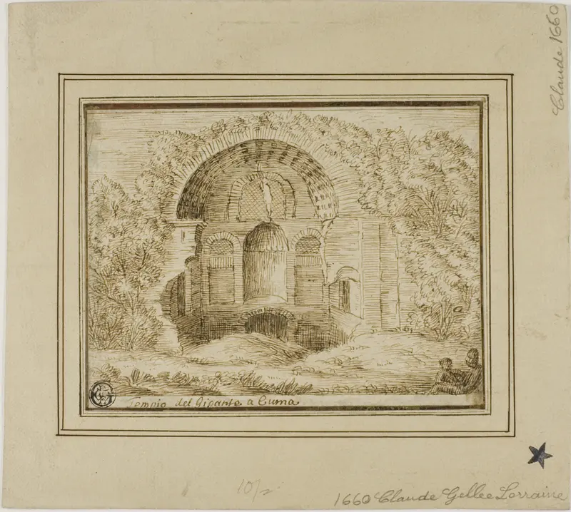 Giant's Temple at Cumae Wall Art by Unknown Italian - High-Resolution Digital Print
