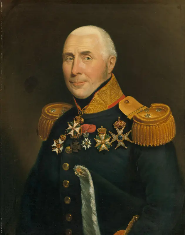 Gijsbertus Martinus Cort Heyligers (1770-1849). Lieutenant General in the Infantery Wall Art by Jan Kieft - High-Resolution Digital Print