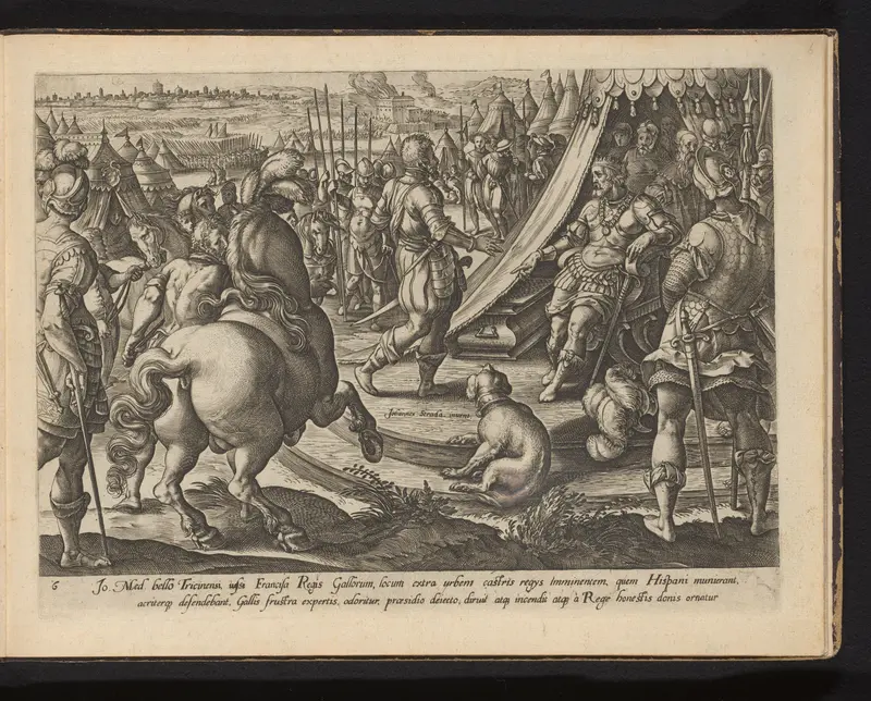 Giovanni de' Medici voor koning Francis I Wall Art by Hendrick Goltzius - High-Resolution Digital Print