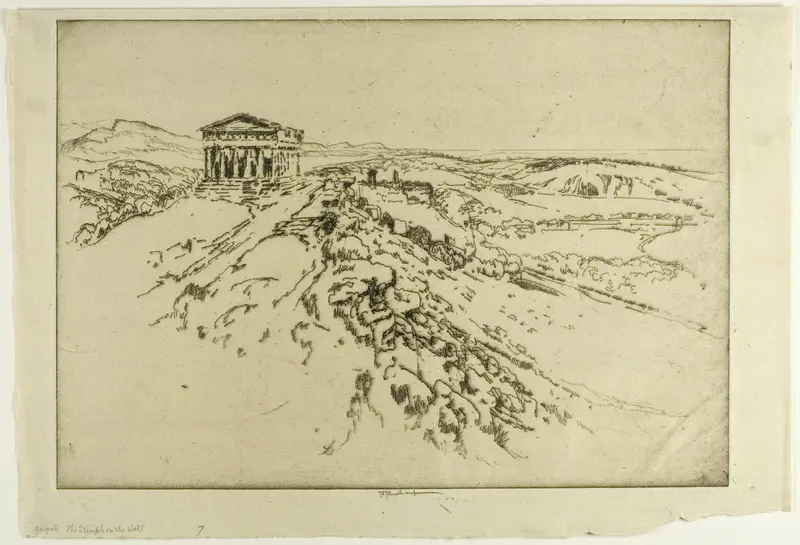 Girgenti, the Temple on the Wall