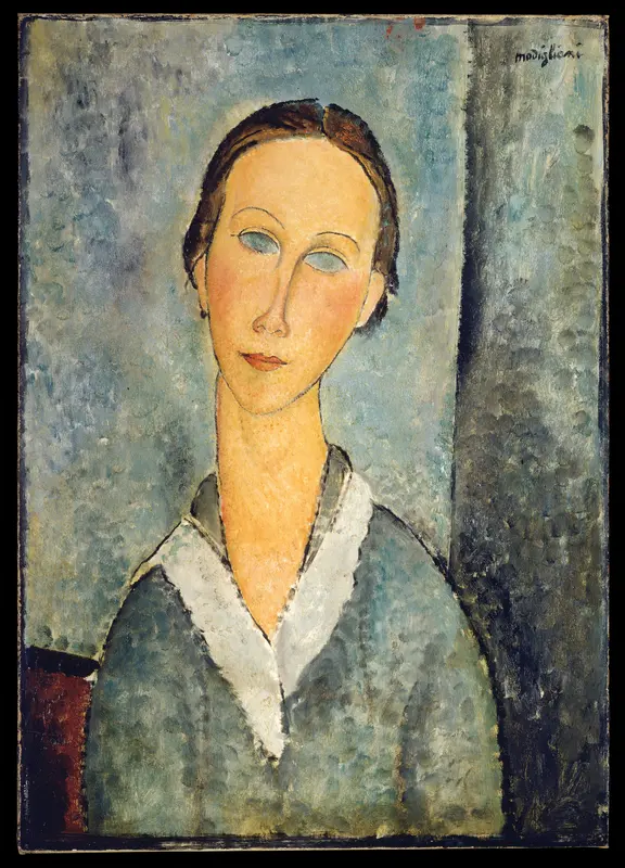 Girl in a Sailor's Blouse Wall Art by Amedeo Modigliani - High-Resolution Digital Print