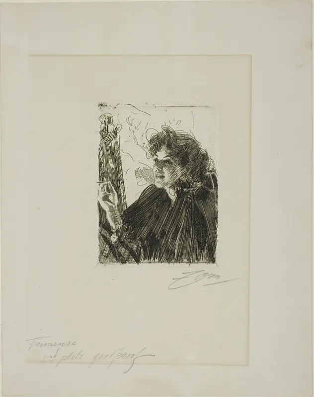 Girl with a Cigarette II