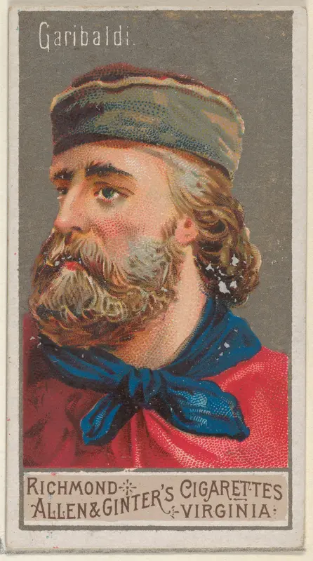 Giuseppe Garibaldi, from the Great Generals series (N15) for Allen & Ginter Cigarettes Brands Wall Art by Allen & Ginter - High-Resolution Digital Print