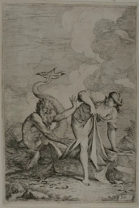 Glaucus and Scylla Wall Art by Salvator Rosa - High-Resolution Digital Print