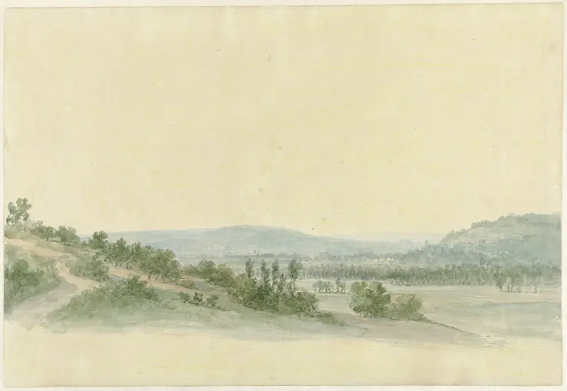 Glooiend landschap Wall Art by Abraham Teerlink - High-Resolution Digital Print