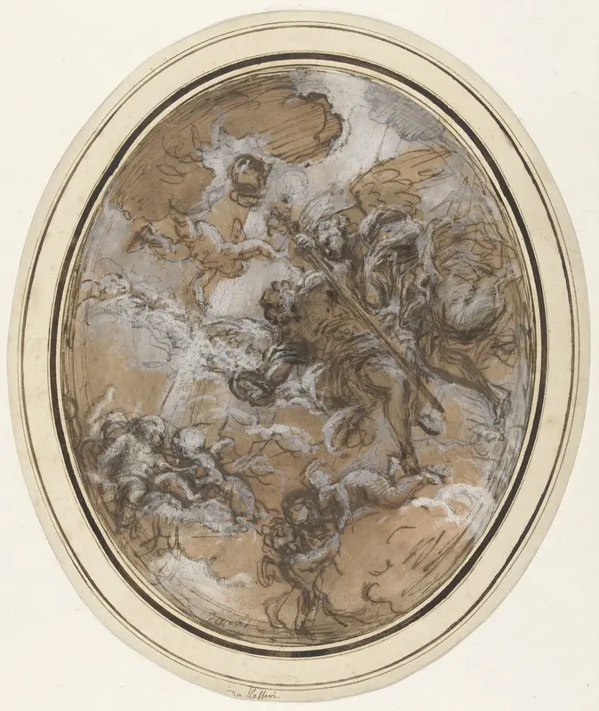 Glorification of St Joseph Wall Art by Giuseppe Passeri - High-Resolution Digital Print