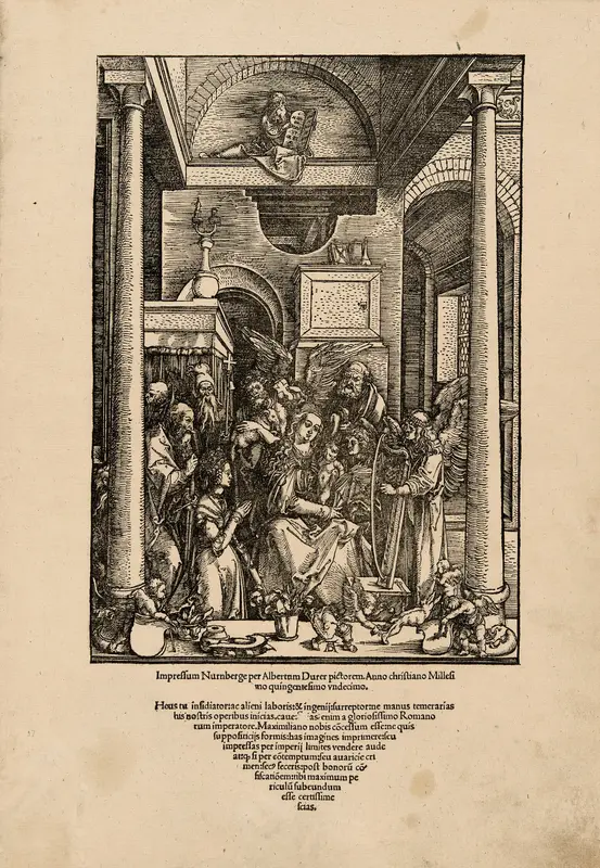 Glorification of the Virgin, from The Life of the Virgin