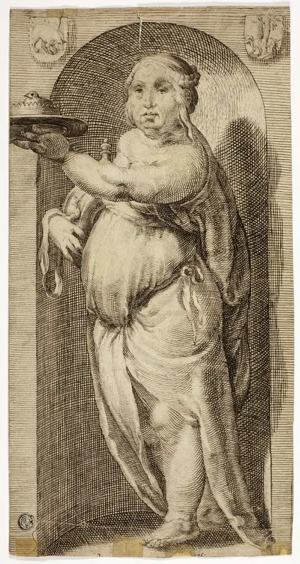 Gluttony Wall Art by Hendrick Goltzius - High-Resolution Digital Print