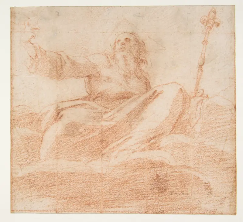 God the Father Wall Art by Pomarancio (Cristoforo Roncalli) - High-Resolution Digital Print
