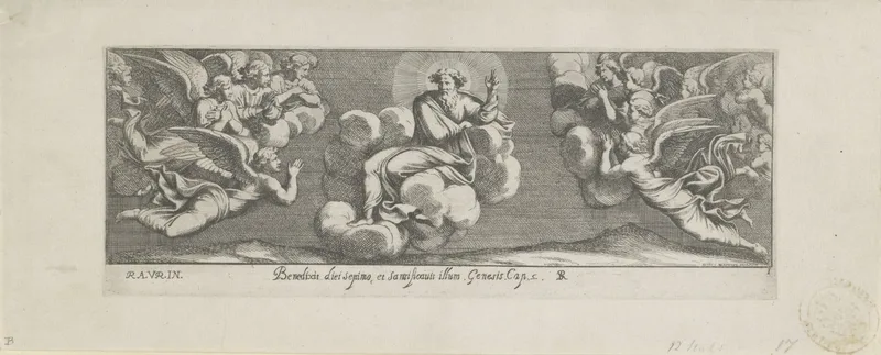 God zegende de zevende dag Wall Art by Unknown artist - High-Resolution Digital Print