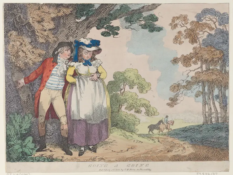 Going, A-Going Wall Art by Thomas Rowlandson - High-Resolution Digital Print