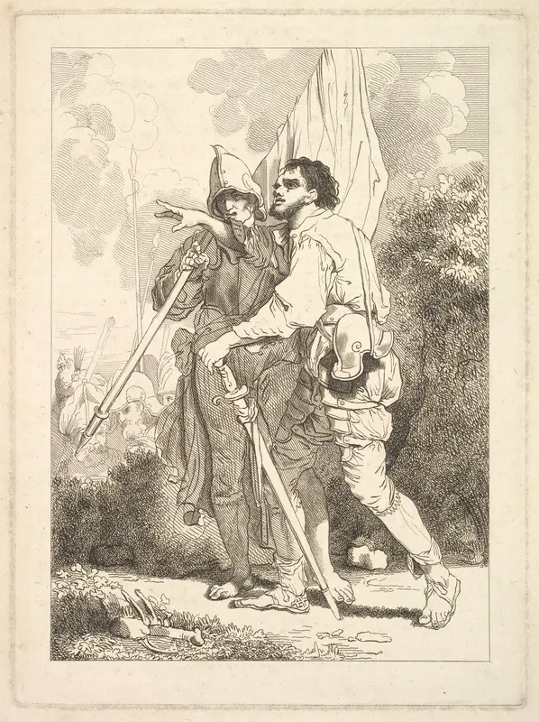 Going Out in the Morning, from "Banditti Variously Employed" Wall Art by Robert Blyth - High-Resolution Digital Print