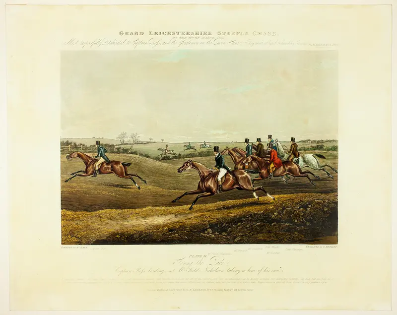 Going the Pace, from The Grand Steeplechase over Leicestershire