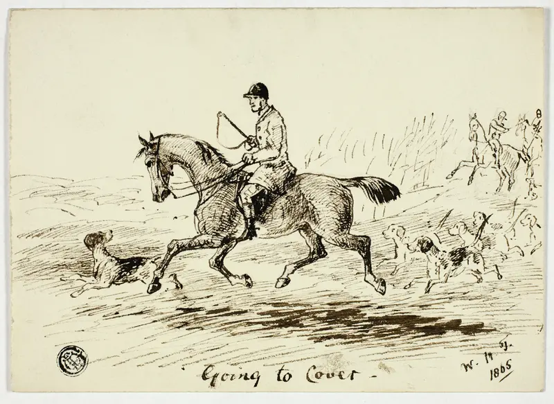 Going to Cover Wall Art by W. H. Temple - High-Resolution Digital Print