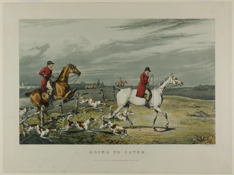 Going to Cover, from the series Fox Hunting Wall Art by Charles Bentley - High-Resolution Digital Print