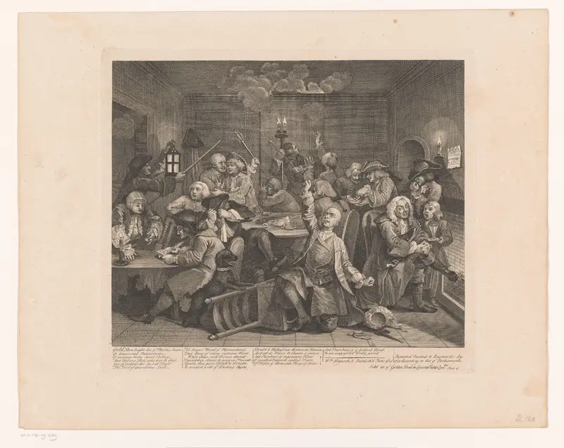 Gokkende heren Wall Art by John Hoadly - High-Resolution Digital Print
