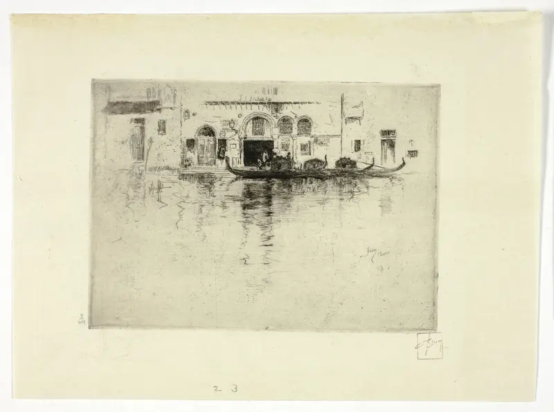 Gondolas and Venetian Palace