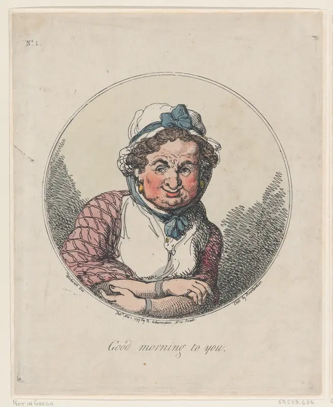 Good Morning To You Wall Art by Thomas Rowlandson - High-Resolution Digital Print