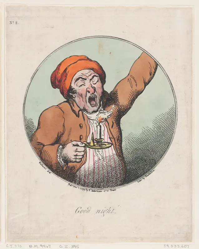 Good Night Wall Art by Thomas Rowlandson - High-Resolution Digital Print