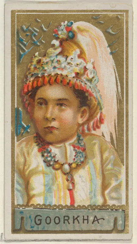 Goorkha, from the Types of All Nations series (N24) for Allen & Ginter Cigarettes Wall Art by Allen & Ginter - High-Resolution Digital Print