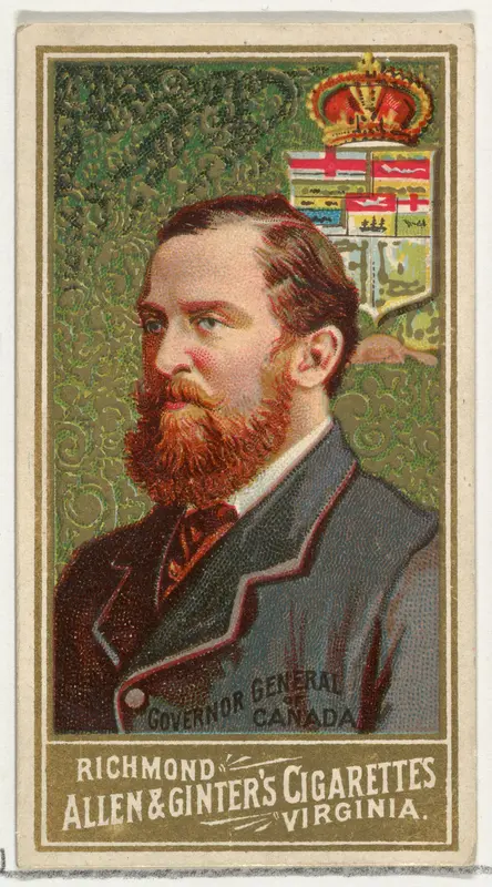 Governor General of Canada, from World's Sovereigns series (N34) for Allen & Ginter Cigarettes Wall Art by Allen & Ginter - High-Resolution Digital Print