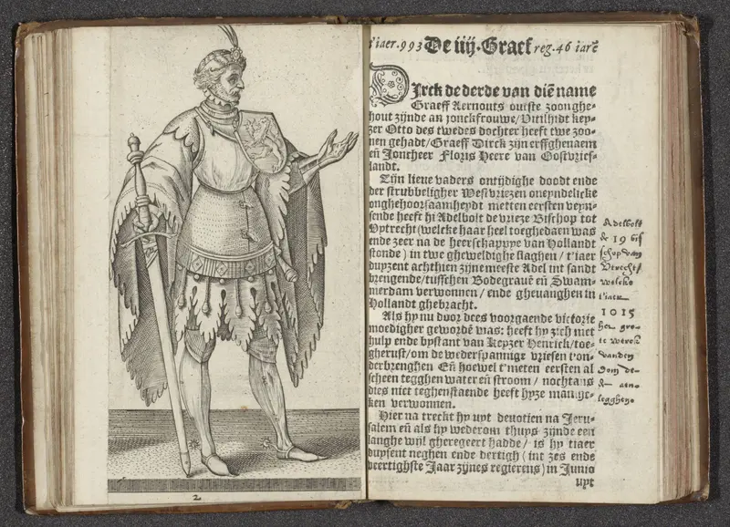 Graaf Dirk III van Holland Wall Art by Hendrick Goltzius - High-Resolution Digital Print