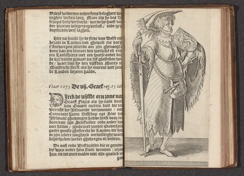 Graaf Dirk V van Holland Wall Art by Hendrick Goltzius - High-Resolution Digital Print
