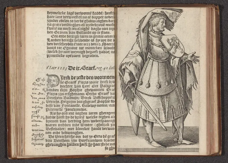 Graaf Dirk VI van Holland Wall Art by Hendrick Goltzius - High-Resolution Digital Print