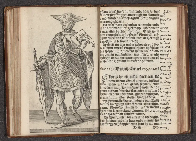 Graaf Floris II van Holland Wall Art by Hendrick Goltzius - High-Resolution Digital Print