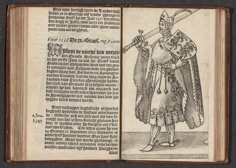 Graaf Willem IV van Holland Wall Art by Hendrick Goltzius - High-Resolution Digital Print