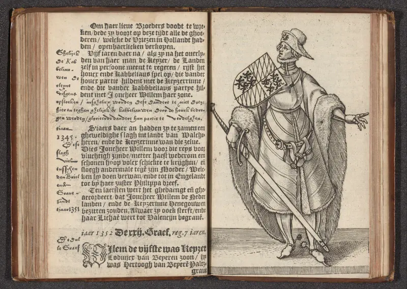 Graaf Willem V van Holland Wall Art by Hendrick Goltzius - High-Resolution Digital Print