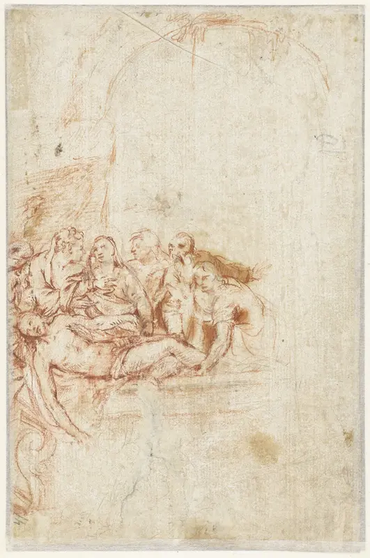 Graflegging van Christus Wall Art by Unknown - High-Resolution Digital Print