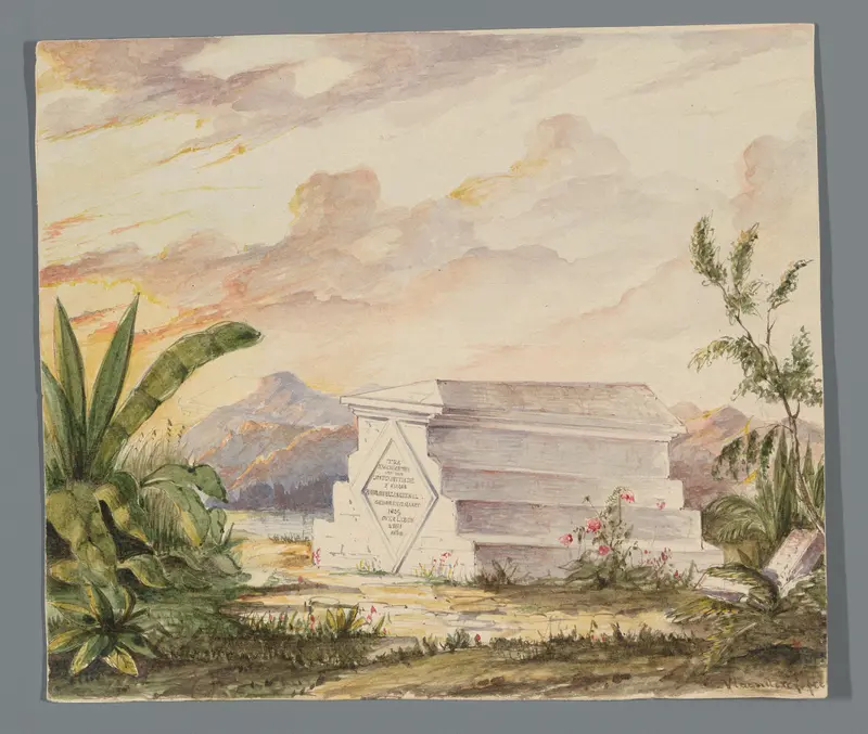 Grafmonument voor Hendrik Swellengrebel Wall Art by Unknown - High-Resolution Digital Print