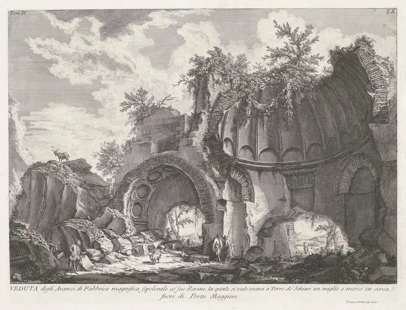 Graftombe bij de Torre de' Schiavi Wall Art by Unknown - High-Resolution Digital Print
