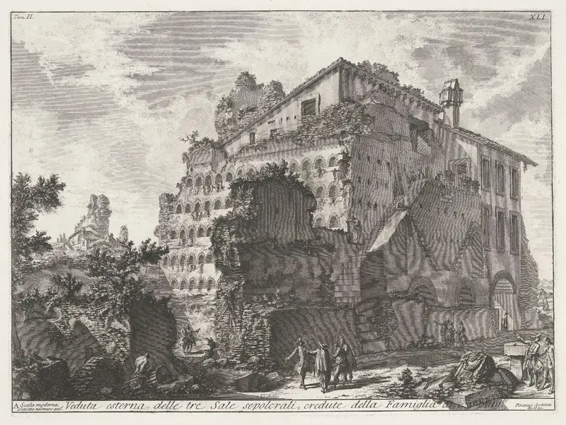 Graftombe van familie van keizer Augustus Wall Art by Unknown - High-Resolution Digital Print