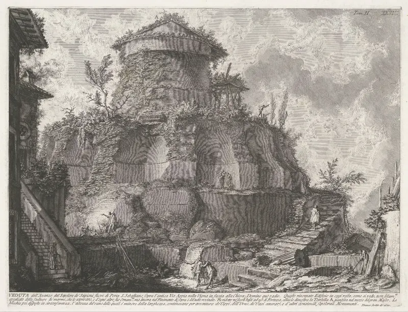 Graftombe van Scipio familie Wall Art by Unknown - High-Resolution Digital Print