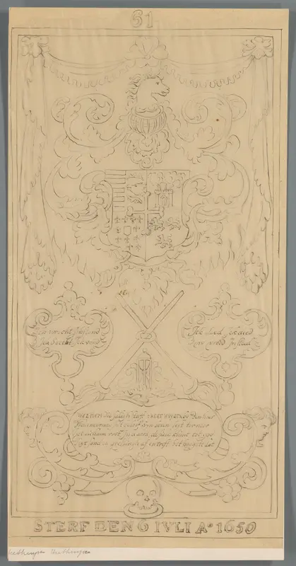 Grafzerk van Wilhelm van Heythuysen Wall Art by anonymous - High-Resolution Digital Print