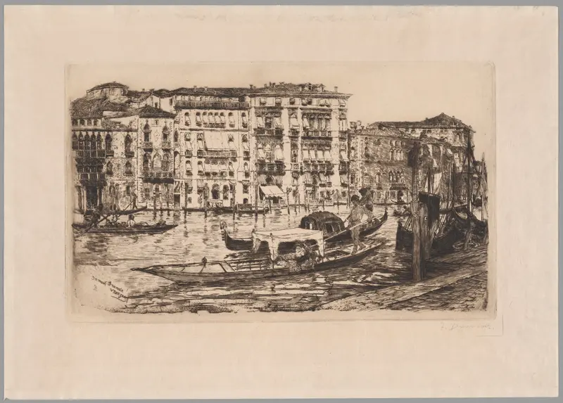 Grand Canal, Venice Wall Art by Frank Duveneck - High-Resolution Digital Print