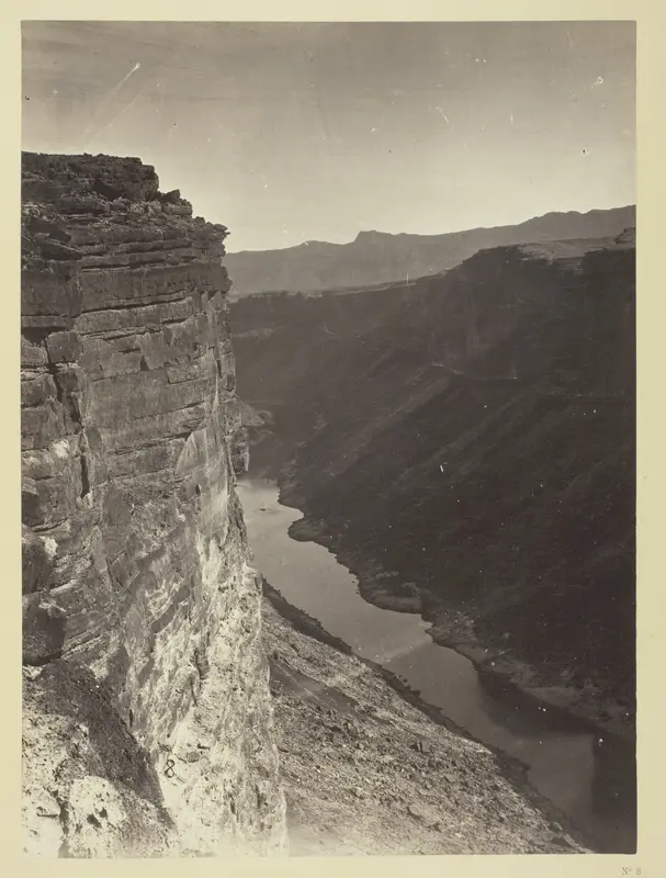 Grand Cañon, Colorado River, Near Paria Creek, Looking East Wall Art by William H. Bell - High-Resolution Digital Print