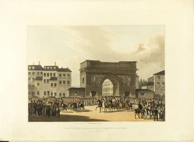 Grand Entry of the Allied Sovereigns Into Paris Wall Art by Robert Bowyer - High-Resolution Digital Print