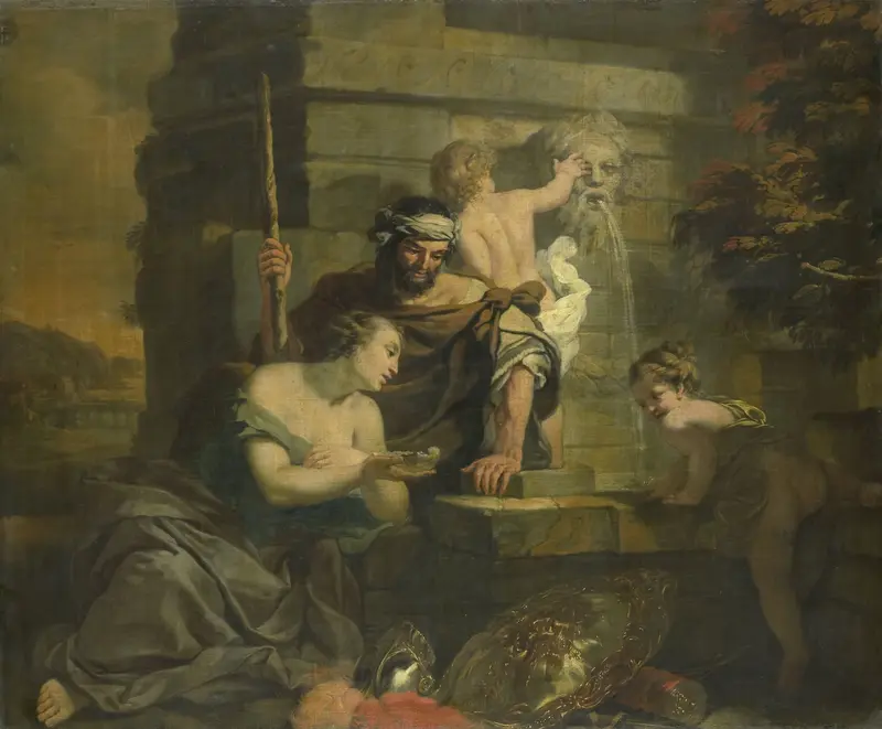 Granida en Daifilo Wall Art by Gerard de Lairesse - High-Resolution Digital Print