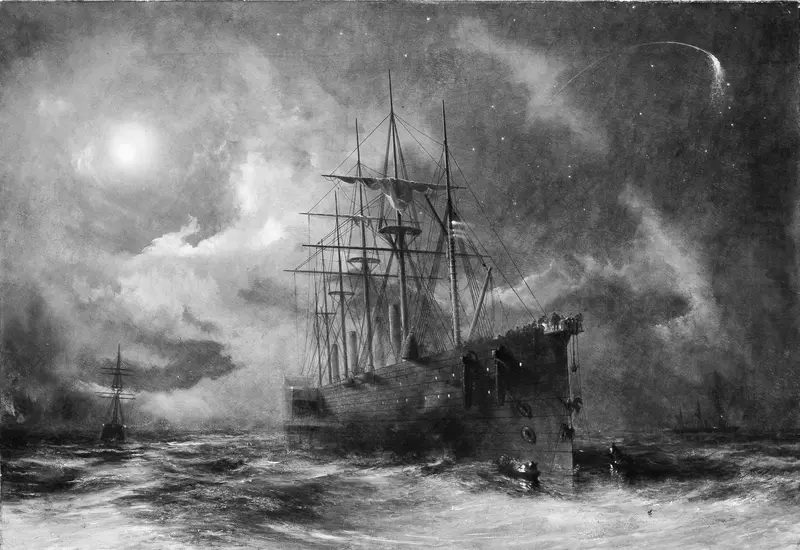 Grappling for the Lost Cable Wall Art by Robert Charles Dudley - High-Resolution Digital Print