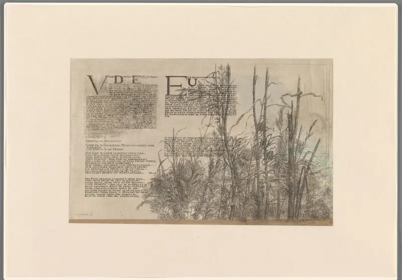 Grashalmen en bijbelfragment Wall Art by Unknown - High-Resolution Digital Print