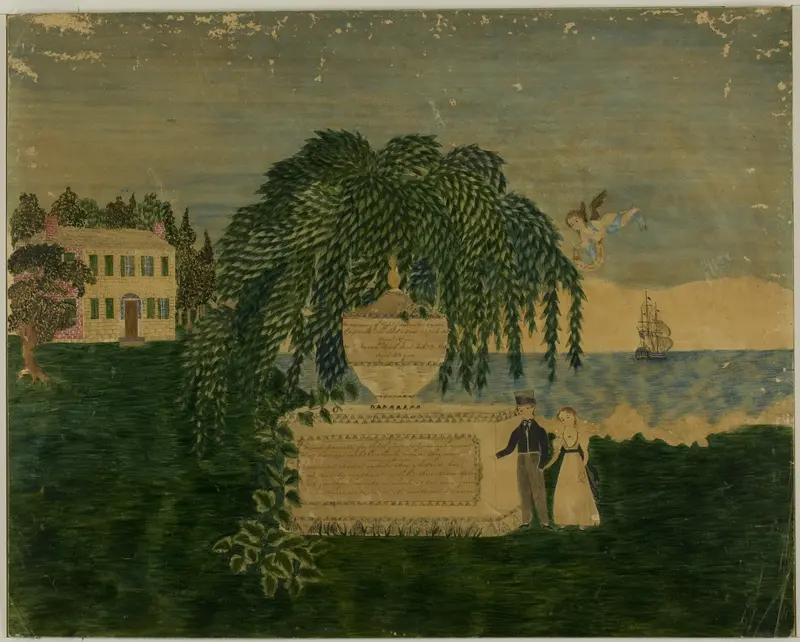 Grave of Captain and Mrs. Rich Wall Art by Unknown artist - High-Resolution Digital Print