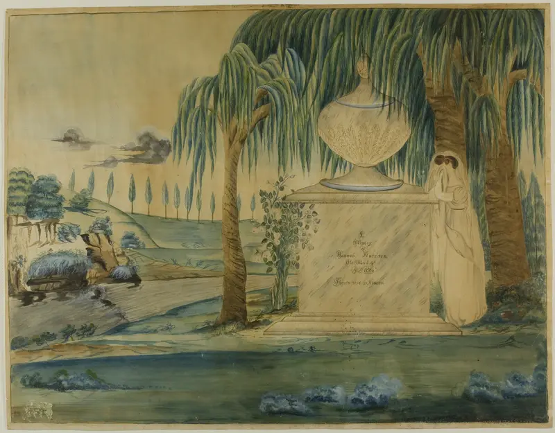 Grave of Hannah Harrison Wall Art by Unknown artist - High-Resolution Digital Print