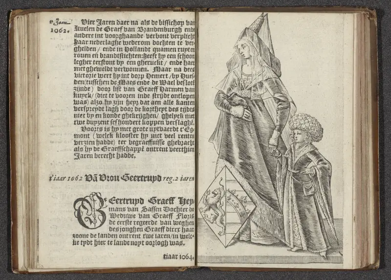 Gravin Geertruida van Saksen Wall Art by Hendrick Goltzius - High-Resolution Digital Print