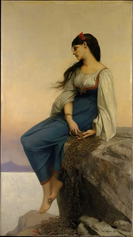 Graziella Wall Art by Jules-Joseph Lefebvre - High-Resolution Digital Print