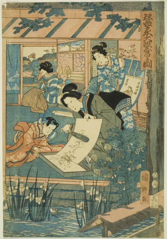 Great Prosperity at the Silk Farm (Kaikoya Daihanjono Zu)